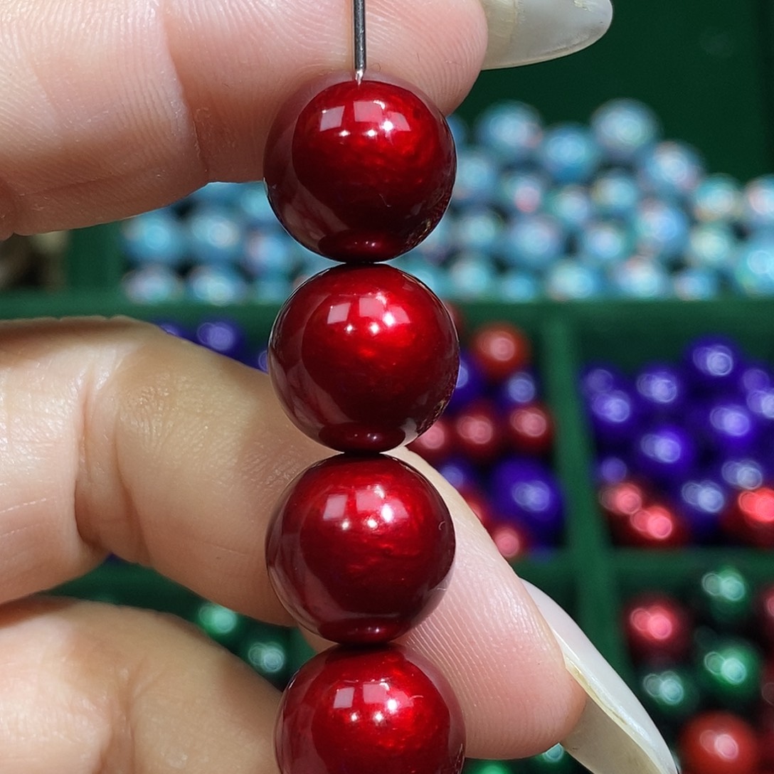 漆宸阁大漆珠宝砂红红