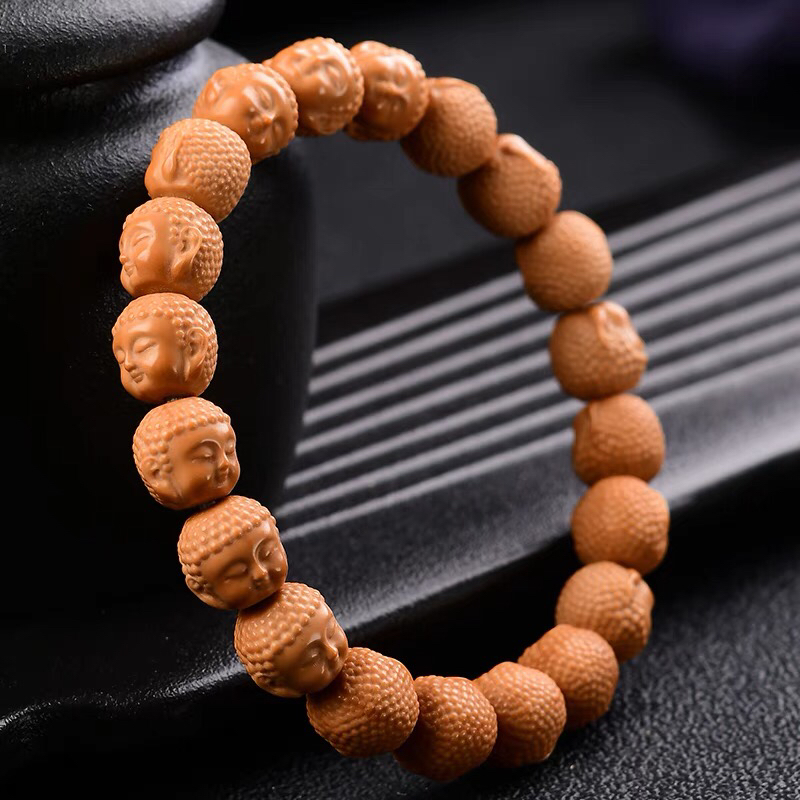 宝宝佛猴头核桃手串全品9-10mm精工雕刻猴头手串