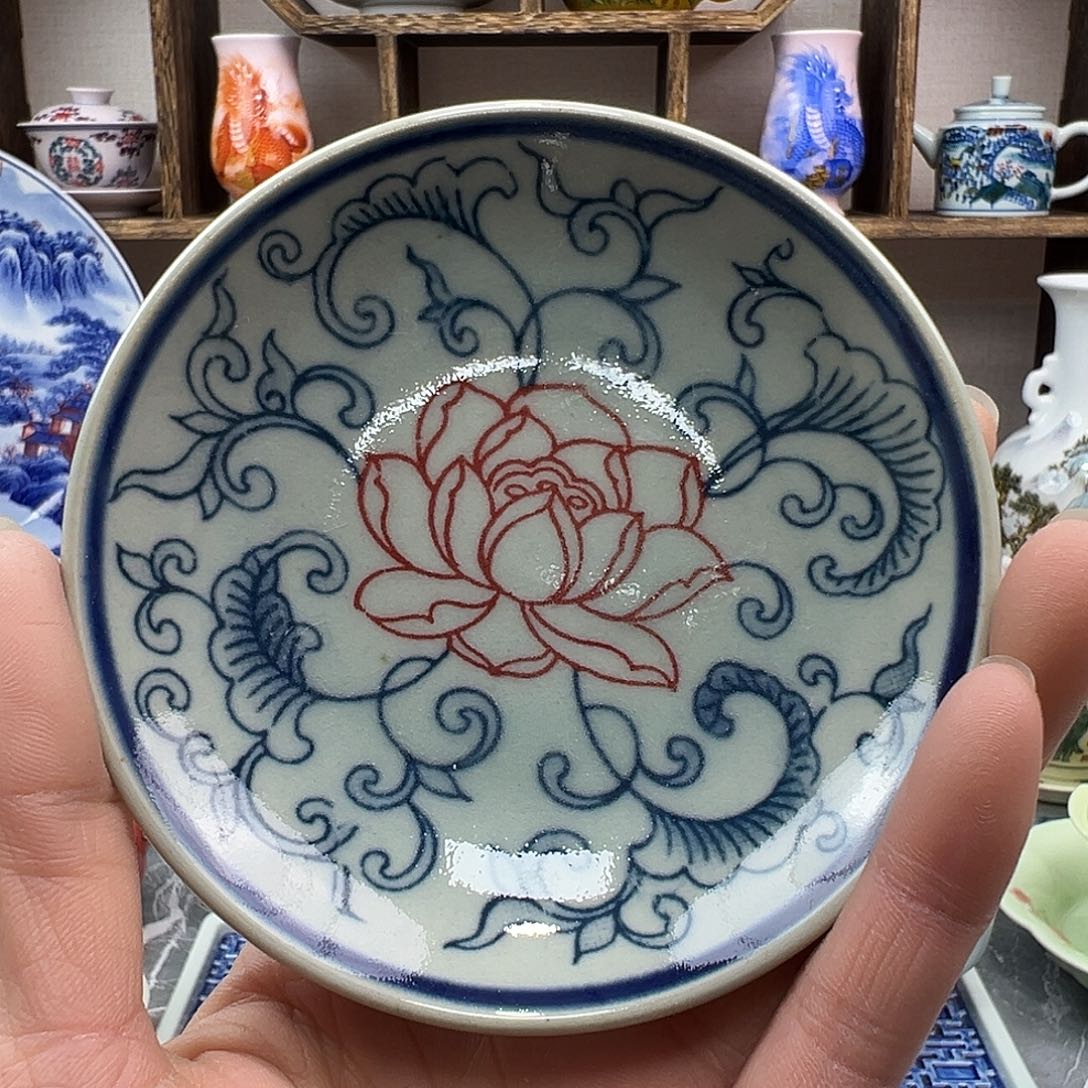 碟陶景德镇陶瓷567老厂瓷34