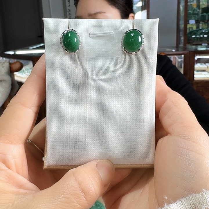 密玉（石英质玉）未镶嵌吊坠豫*见