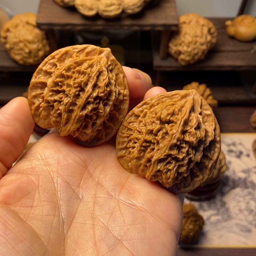 把件文玩核桃全品盘龙纹45