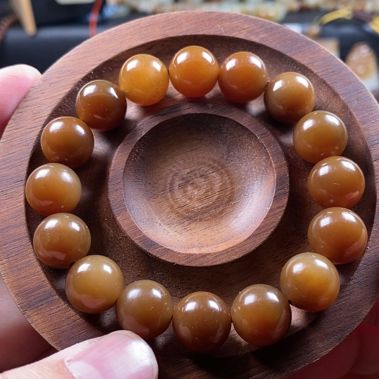 【闪购商品】和田玉（糖玉）手链未镶嵌