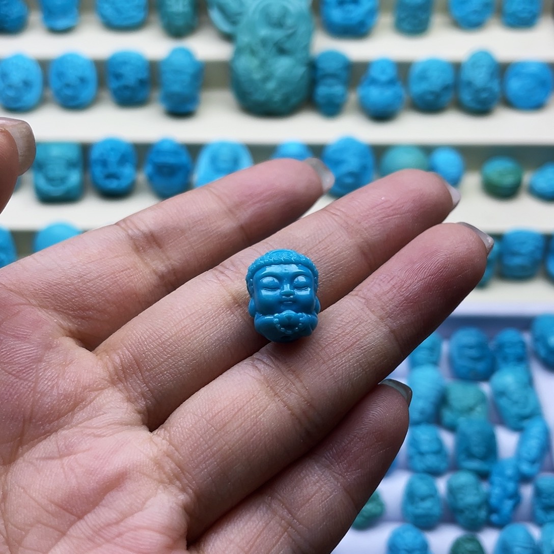 未镶嵌绿松石珠宝奇石