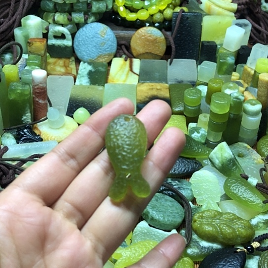 未镶嵌岫玉吊坠玖*六