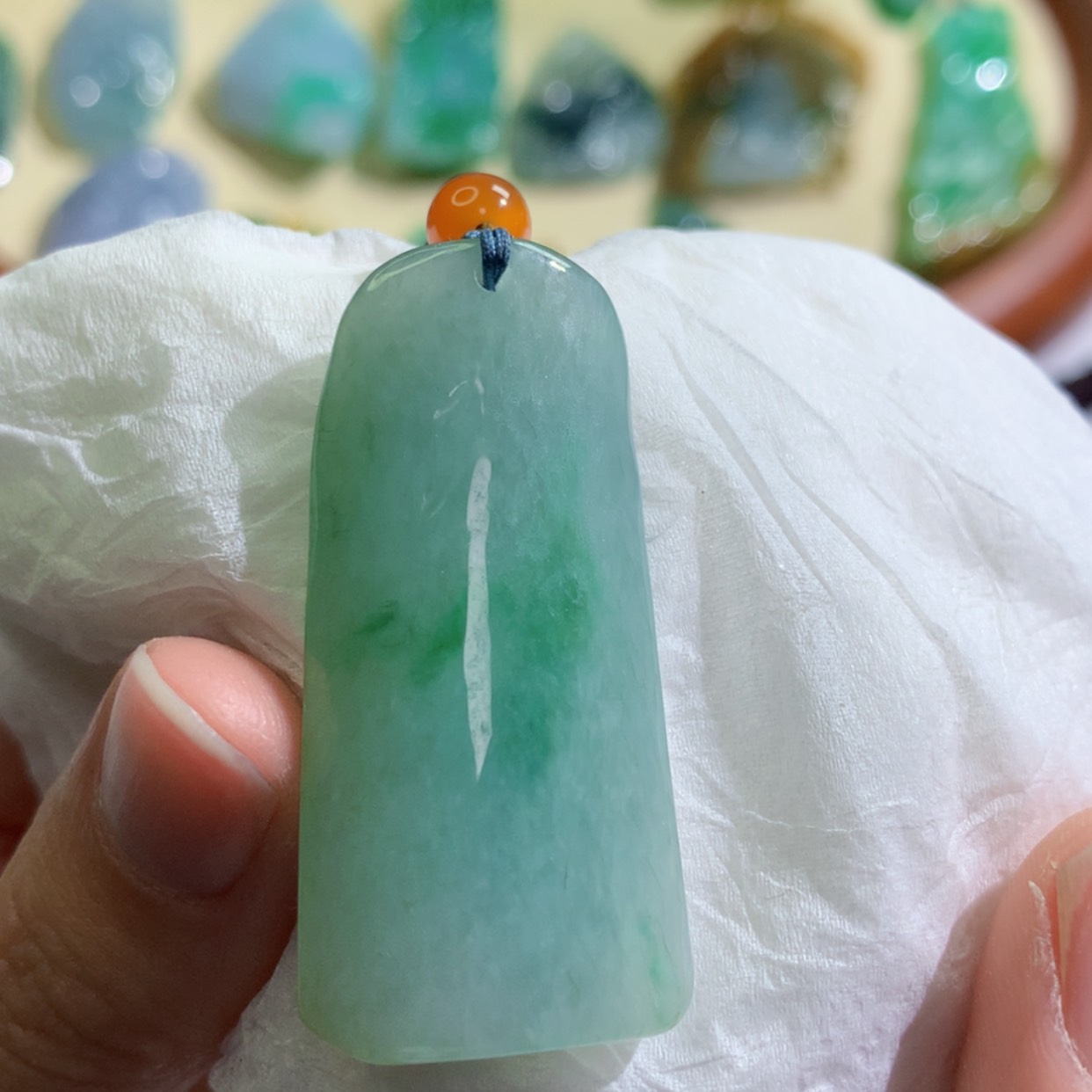 【闪购商品】翡翠吊坠(不含链)未镶嵌 5662