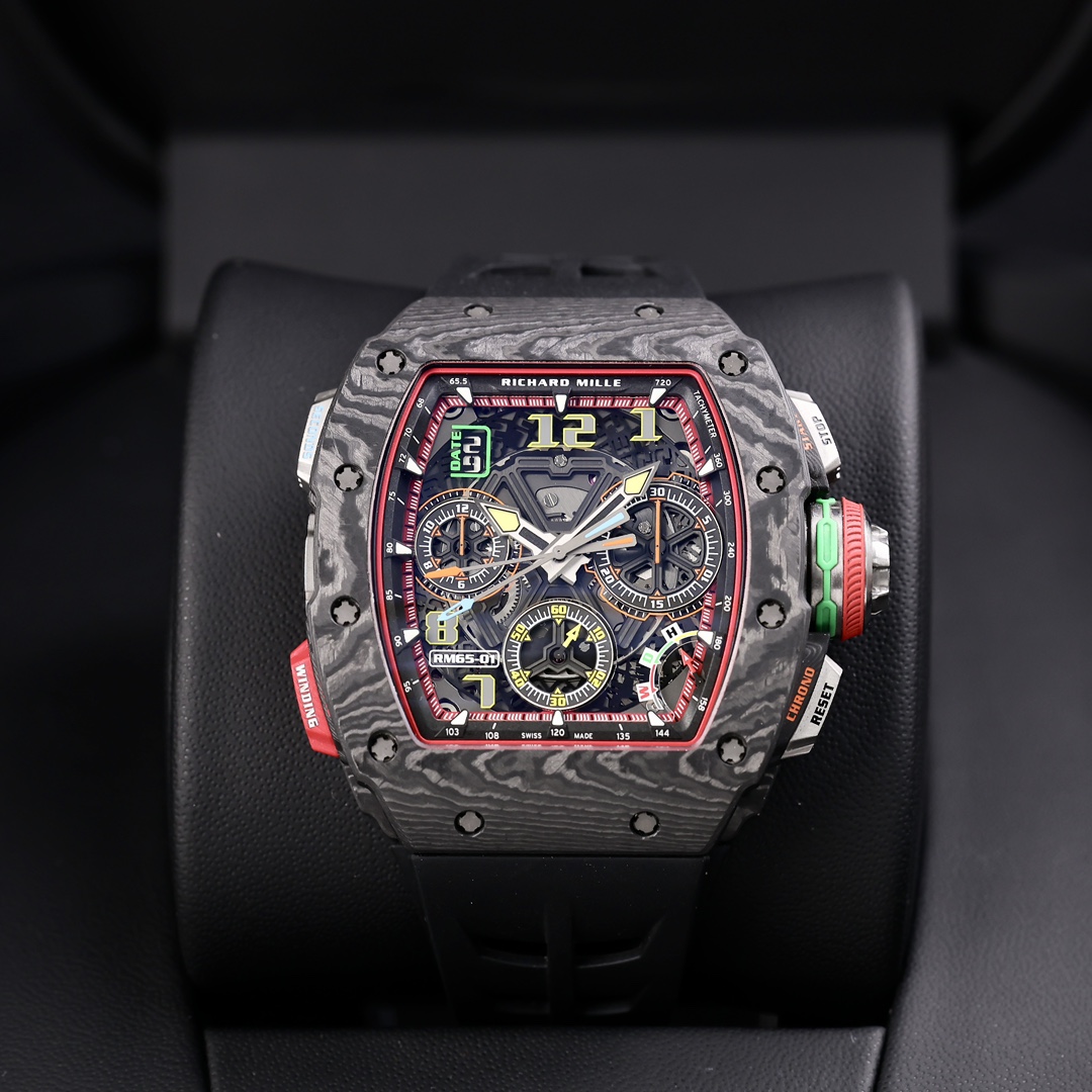 95新 RichardMerlot/理查德美乐 RM65-01 计时+追针+按键上链功能