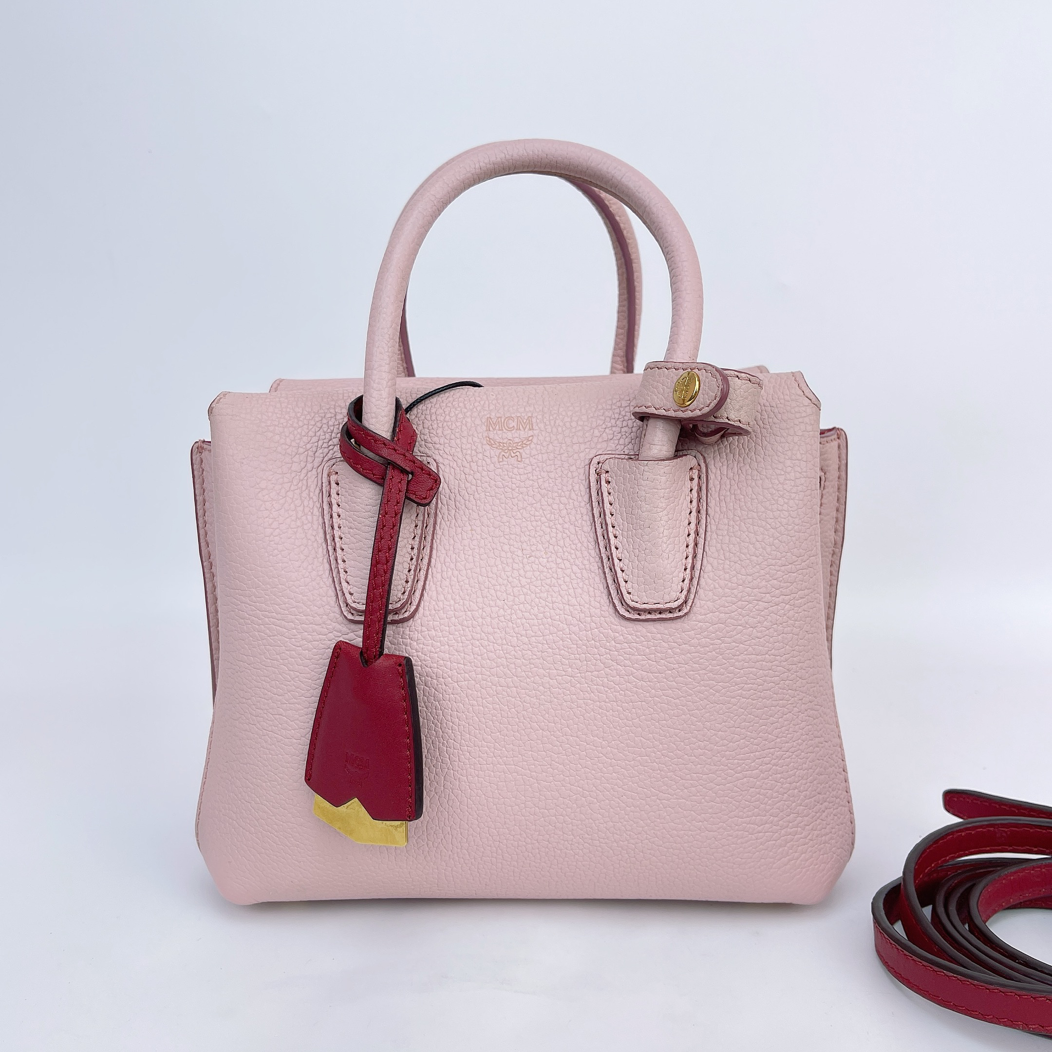 95新 MCM MCM单肩包底长18 L396