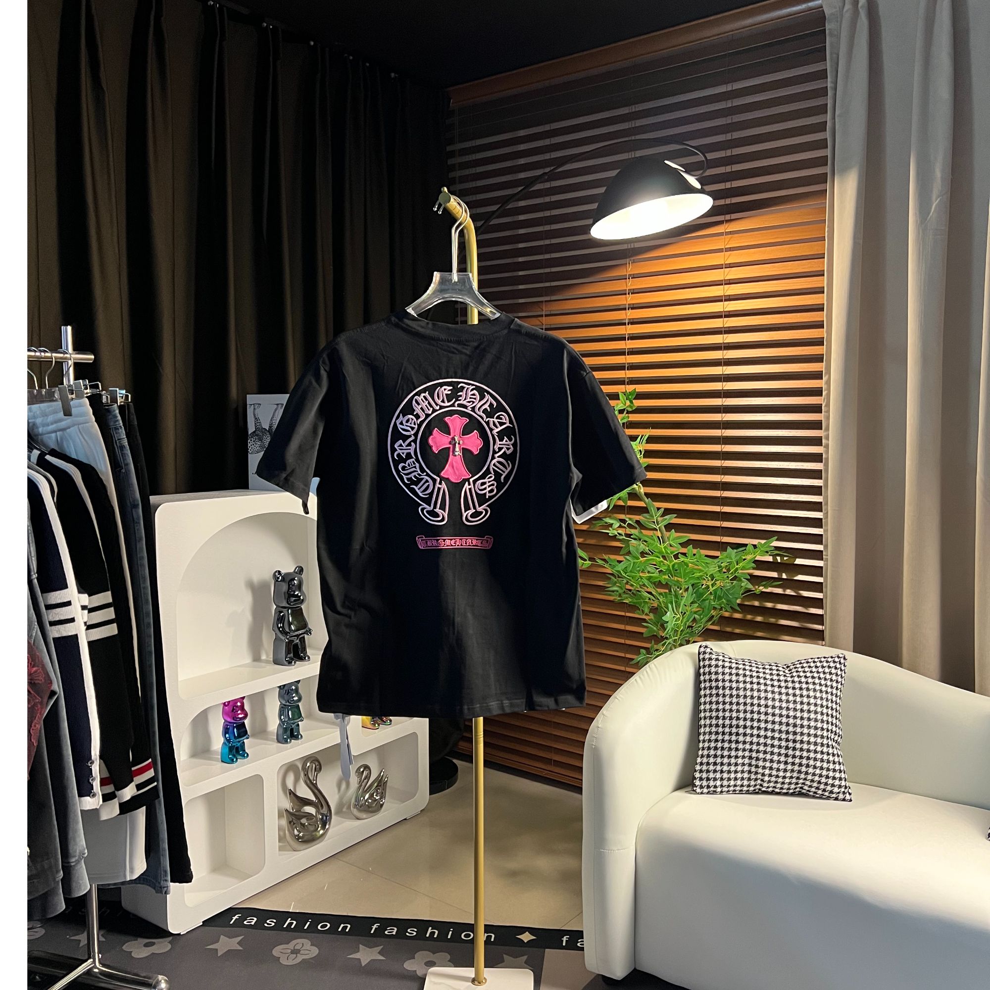 2025夏季高级感轻奢刺绣T血情侣百搭休闲潮流