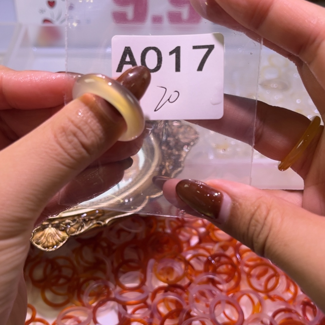 玛瑙/玉髓未镶嵌戒指017