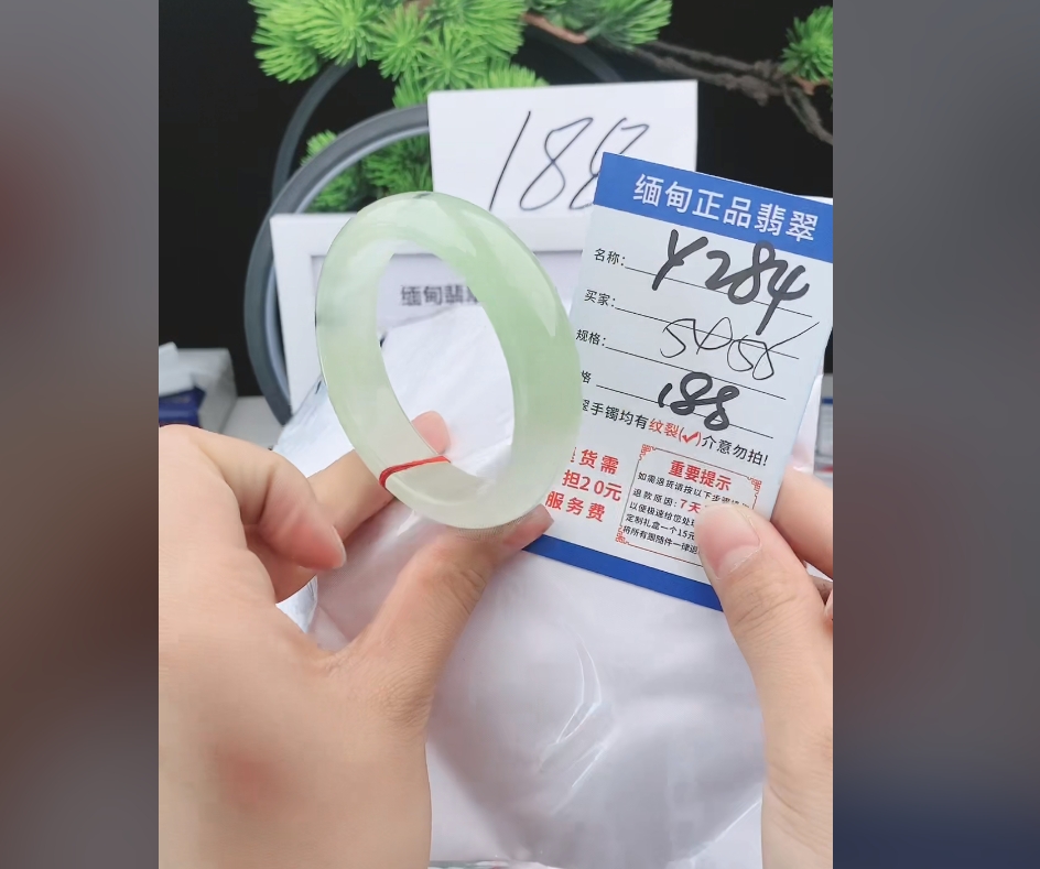 Y284【正品 缅甸翡翠】实物以直播间为准微色差