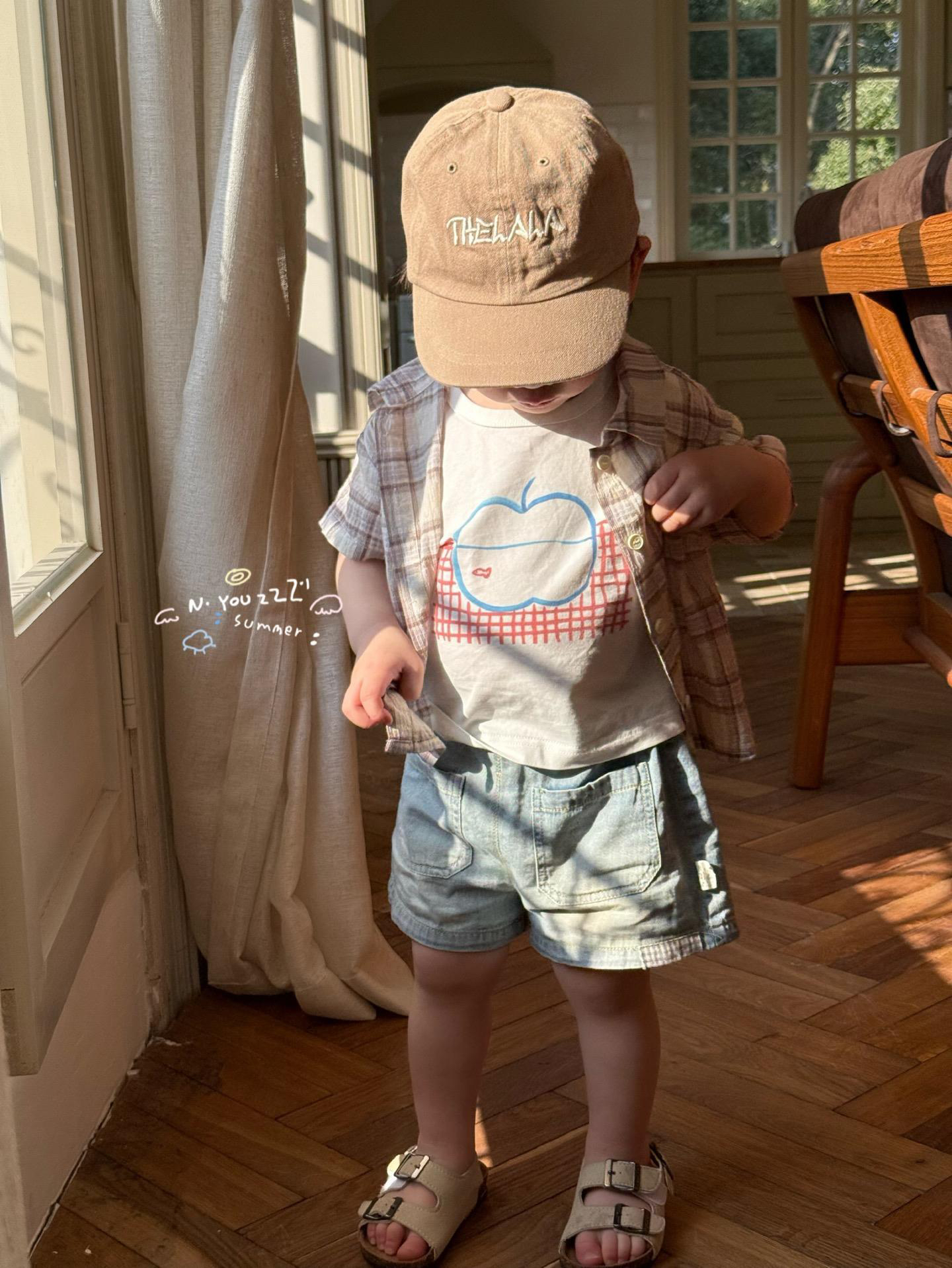 旺【L451-L500】儿童夏季短袖薄款套装夏装童装