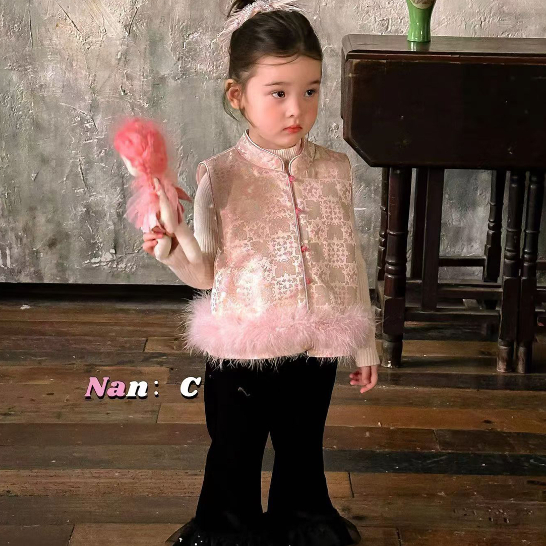 25囡曦 女童马甲现货秒发