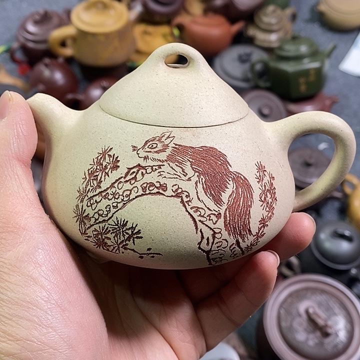 茶壶紫砂微瑕微瑕