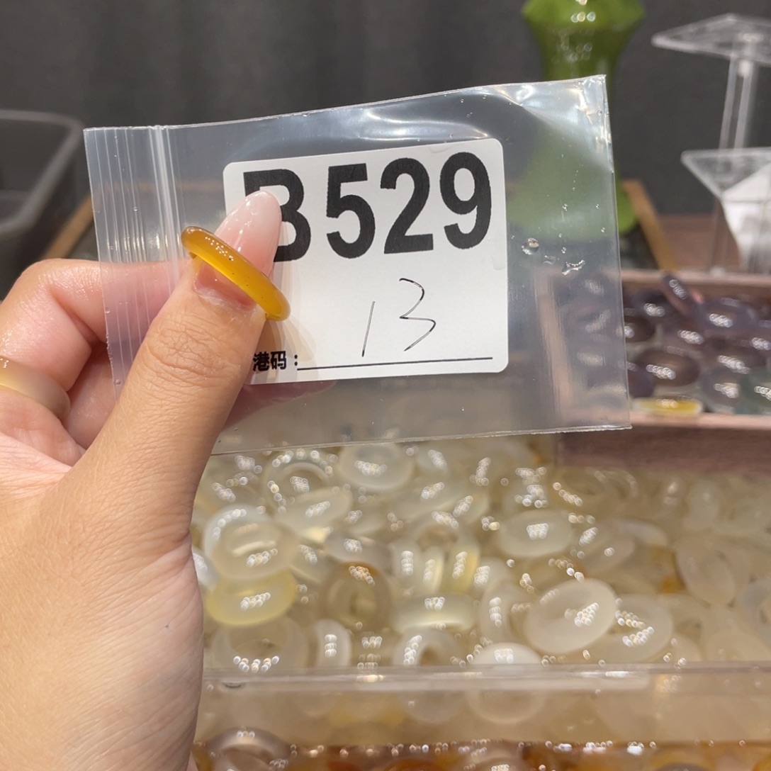 玛瑙/玉髓未镶嵌戒指529