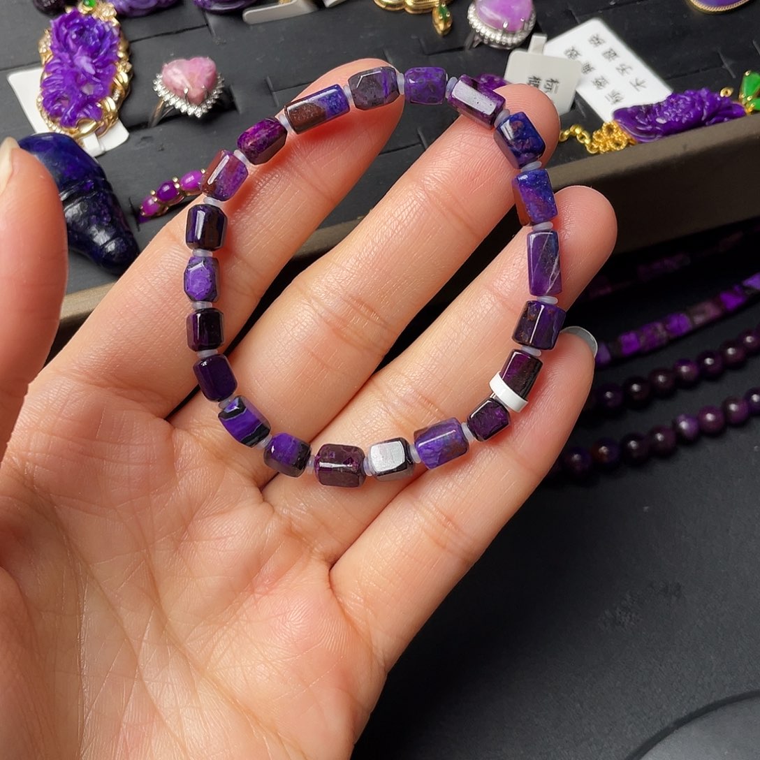 苏纪石（舒俱来）未镶嵌手链