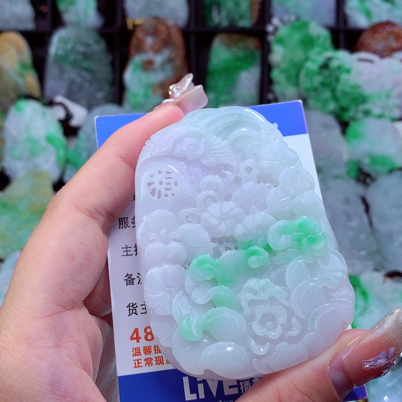 【闪购商品】翡翠颈饰未镶嵌挂件