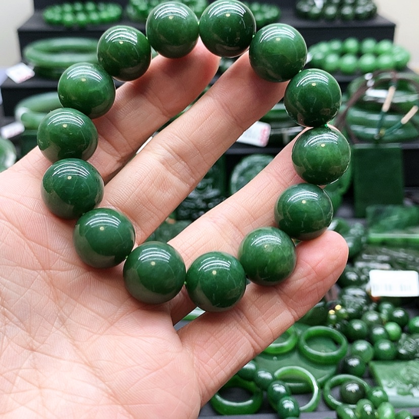 【闪购商品】和田玉（碧玉）手链未镶嵌