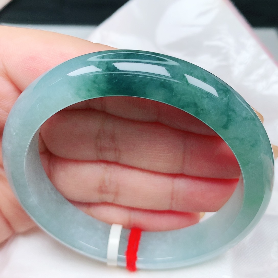 未镶嵌手镯翡翠25h海蓝之谜