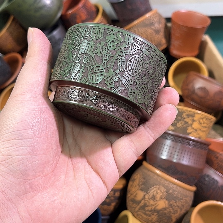 茶杯紫砂全手工紫砂主人杯