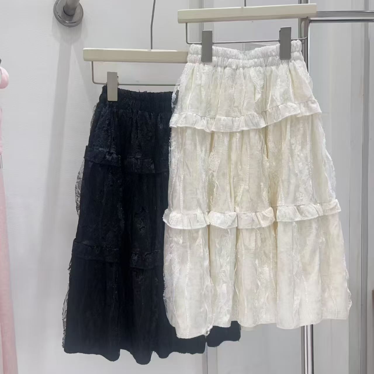 谢利娟童装冬季新款韩版加绒洋气丝绒半身裙女童