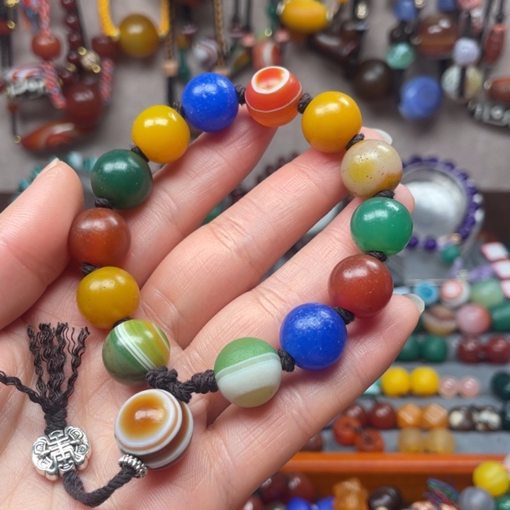 玛瑙/玉髓手链未镶嵌