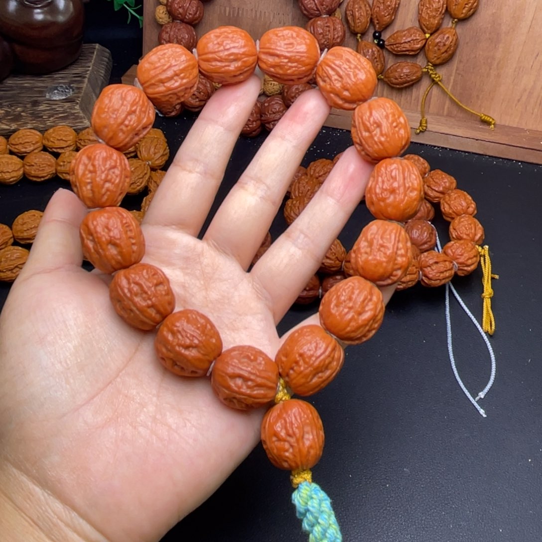 文玩核桃手串金丝小枣手持