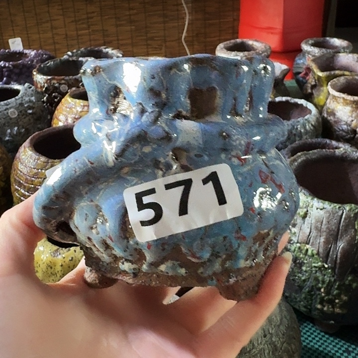 内口6高9粗陶手工