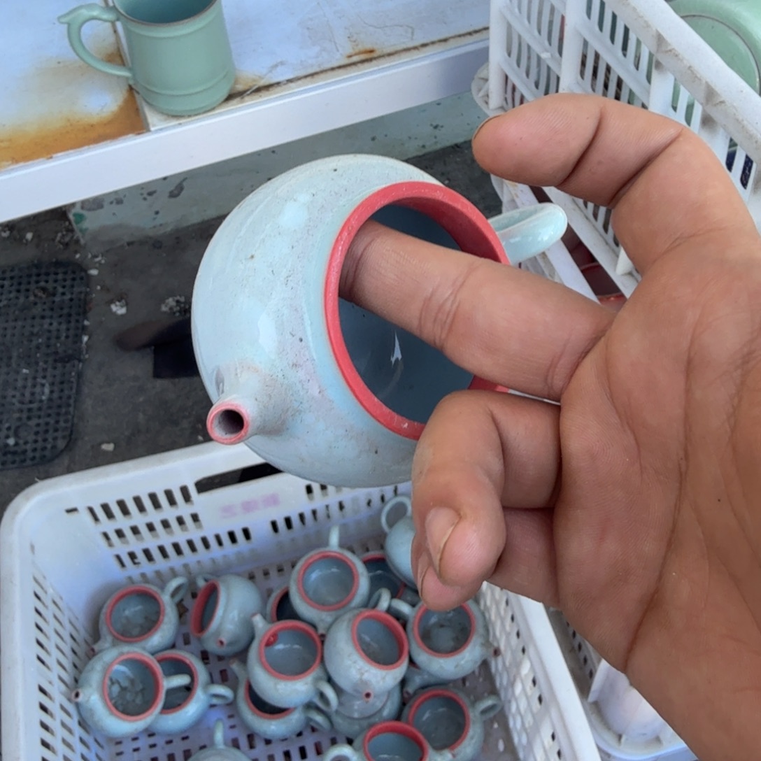 紫泥陶瓷茶具微瑕介意勿拍