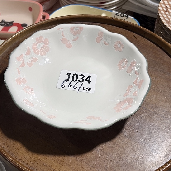 瓷微瑕外贸餐具1034