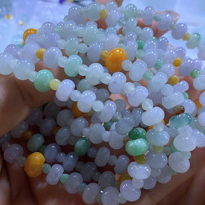 翡翠未镶嵌颈饰天然翡翠A货手串多样性发货发其一