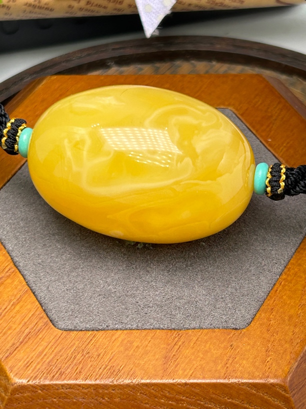 纯天然原矿焦皮料蜜蜡枣珠浓蜡妖花鸡油黄超精工锁骨链个性时尚