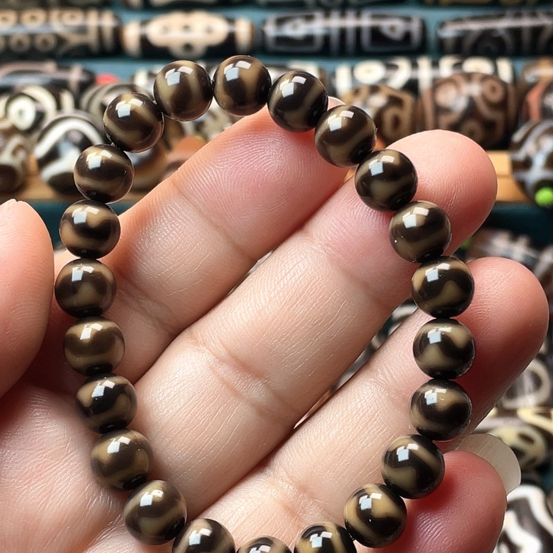 玛瑙/玉髓未镶嵌耳饰牙牙手串