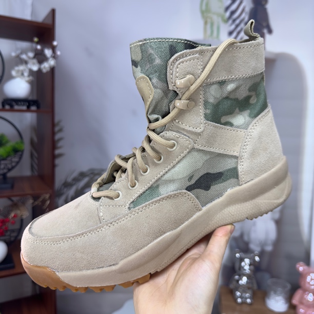 春夏单款户外靴防风沙透气百搭时尚男女同款405迷彩微瑕疵