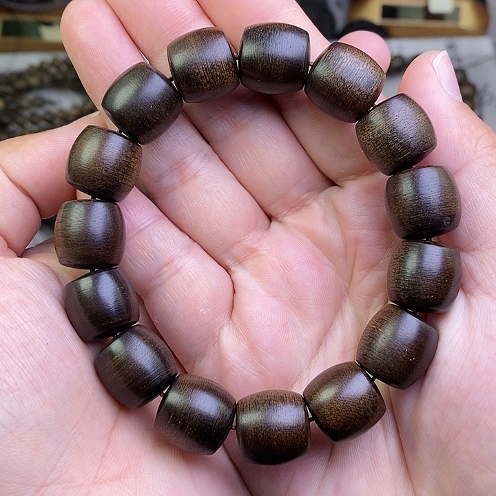 手串沉香嗳越南芽庄白棋楠玉化沉水