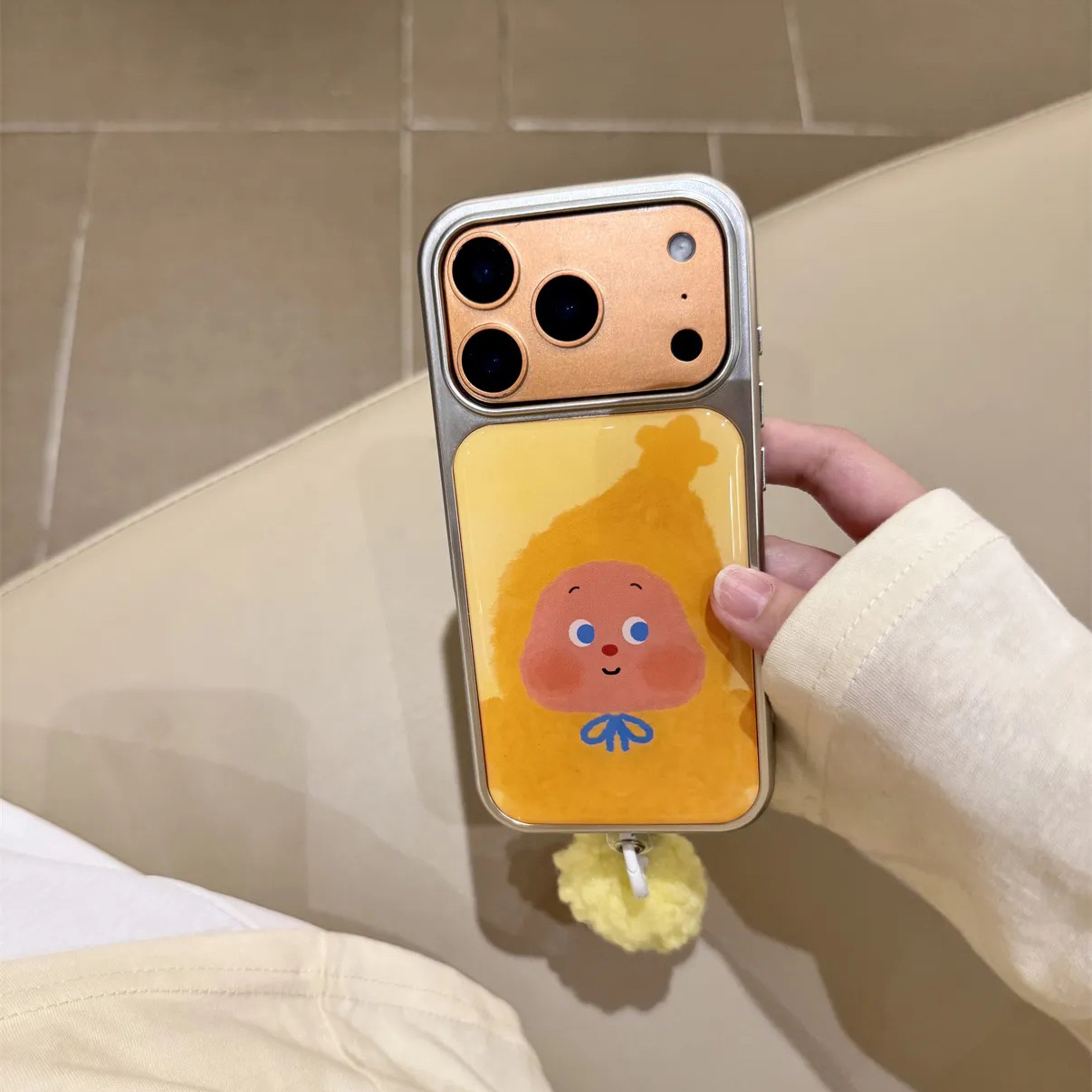 可爱睡衣星星宝宝适用16/17Promax手机壳IP15滴胶水凝14Pro女