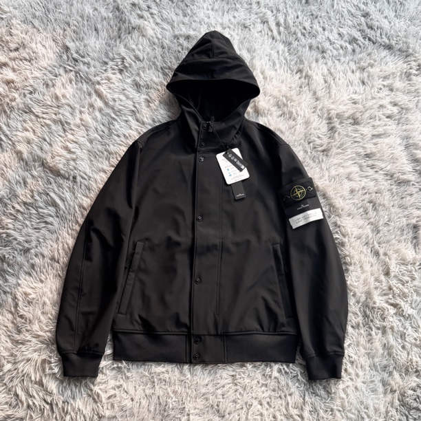 现货 Stone Island 石头岛连帽软壳夹克 25春夏款 发售价6k+