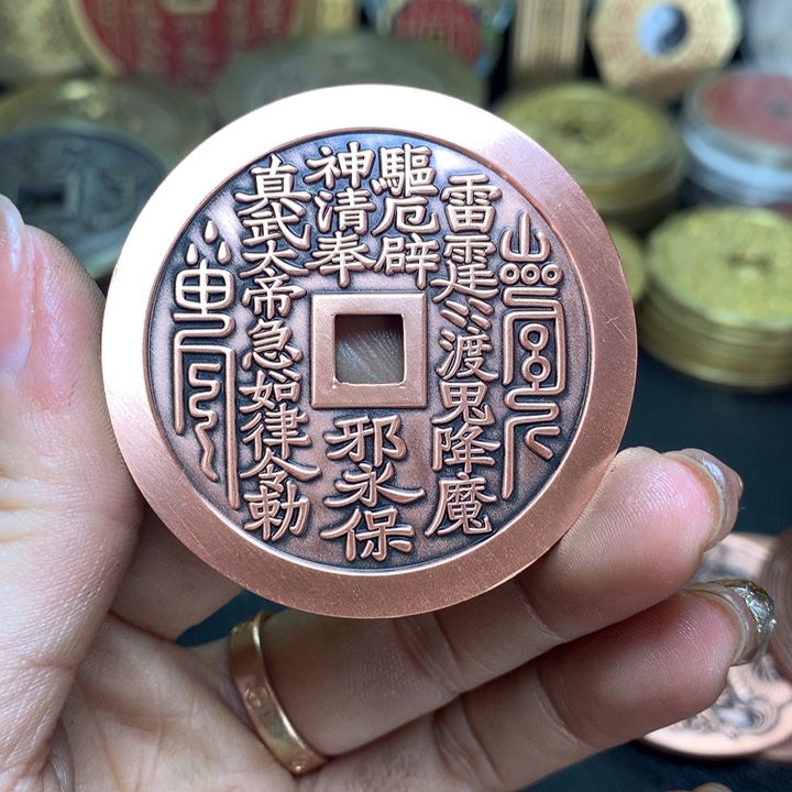 铜现代工艺品红铜真武大帝