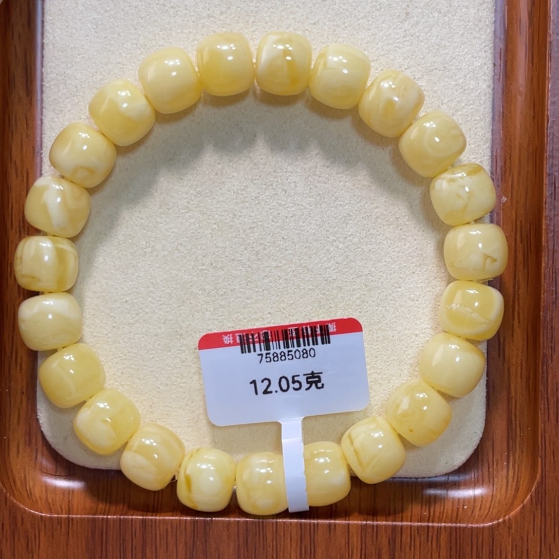 琥珀手链未镶嵌蜜蜡
