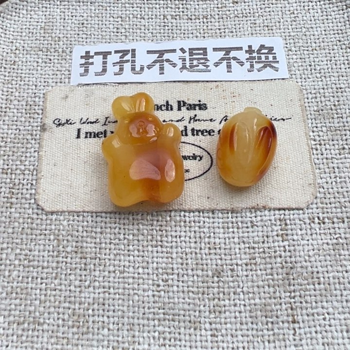 未镶嵌琥珀裸石微瑕