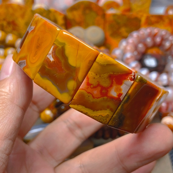 未镶嵌手串玛瑙/玉髓