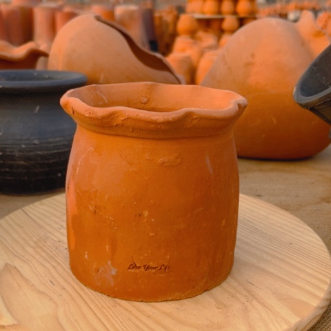 红陶口13高13微瑕