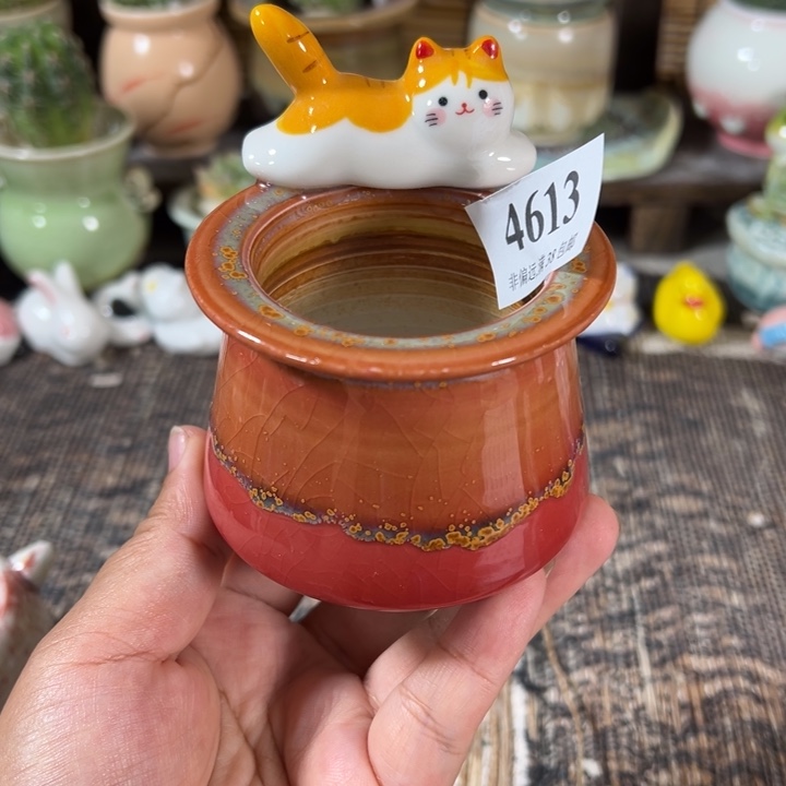 口5 手工花盆满30包邮