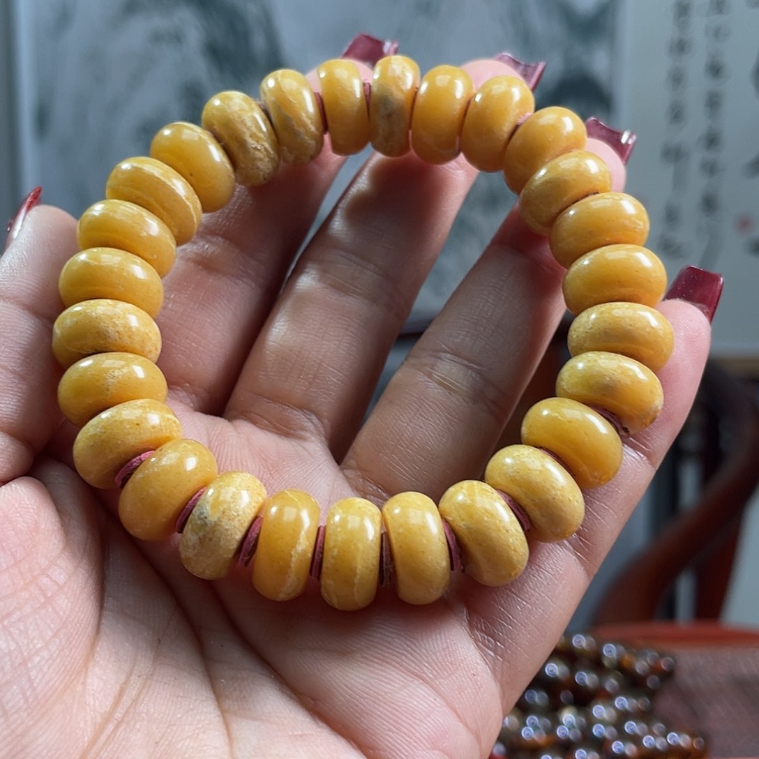 琥珀手链未镶嵌琥珀蜜蜡09