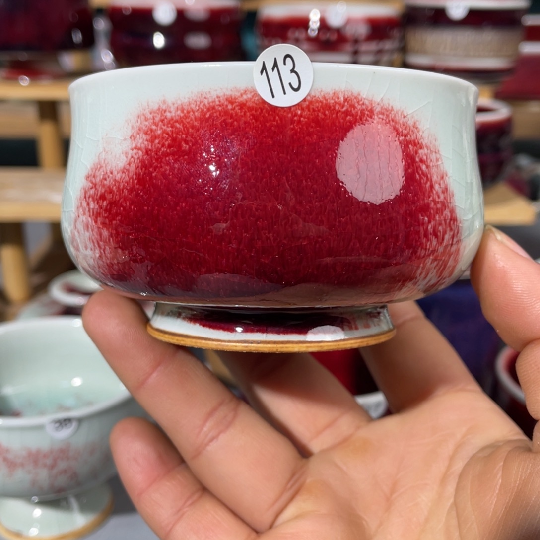 瓷片纯手工制作……微微瑕