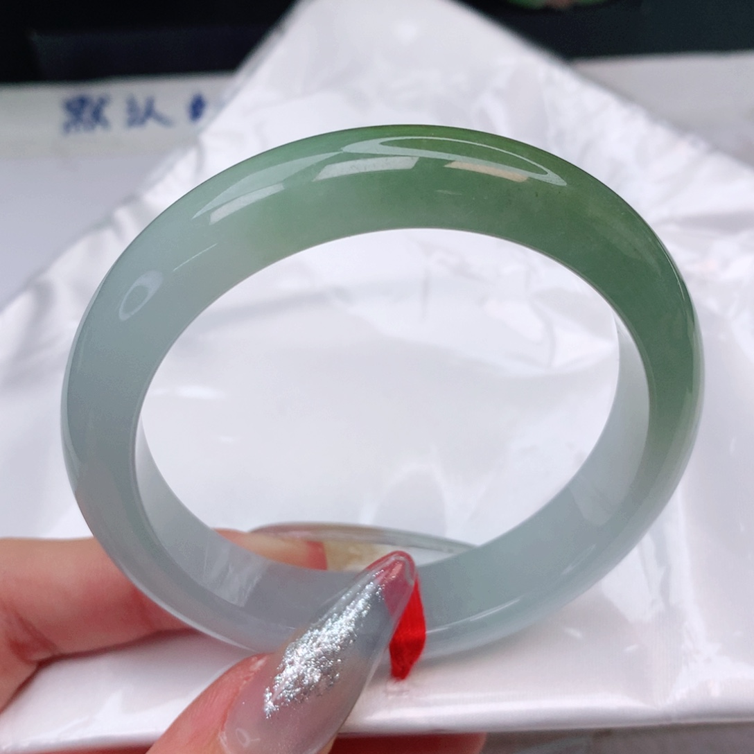 未镶嵌手镯翡翠正圈56