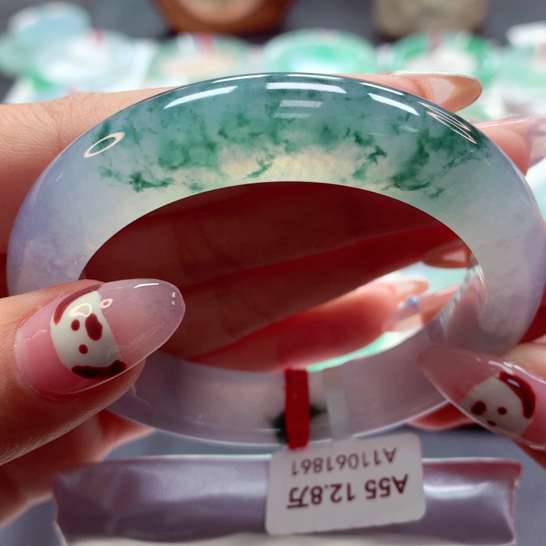 翡翠手镯未镶嵌55正（26）1号