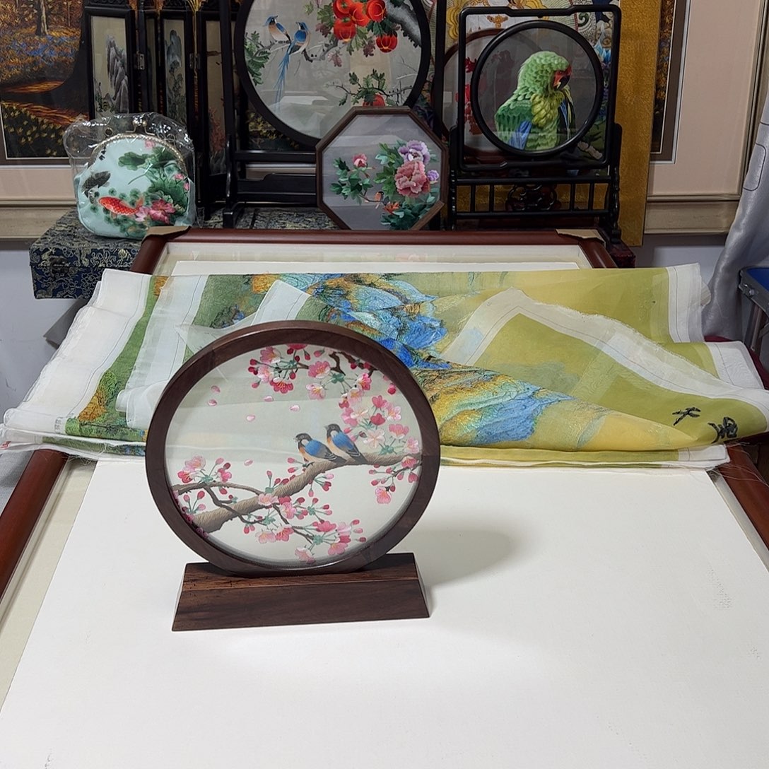 *****刺绣纯手工刺绣画
