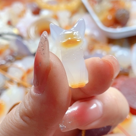 玛瑙/玉髓吊坠(赠链)未镶嵌丫****1