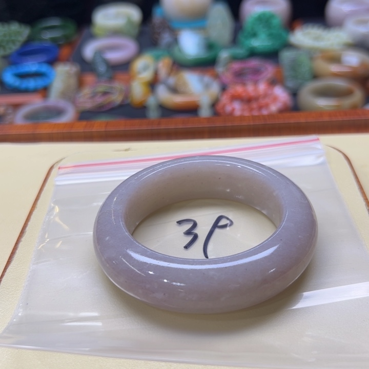 未镶嵌手镯石英质玉六*39