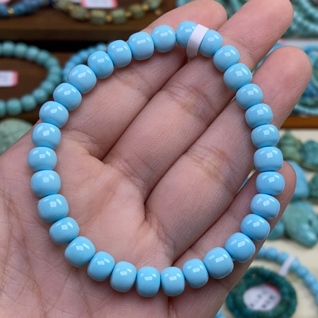 绿松石未镶嵌手串